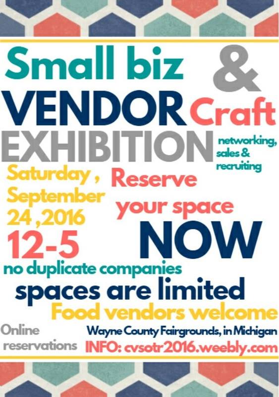 MichVendorshows's tweet photo. #Septembershow #waynecounty #Michigan #smallbusiness https://t.co/2OVuCrFmLm
