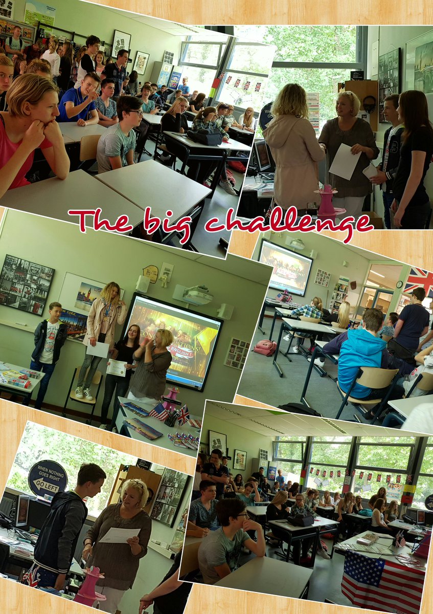 Klas 3TL heeft meegedaan aan 'The big challenge'  Hier een impressie van de prijsuitreiking.