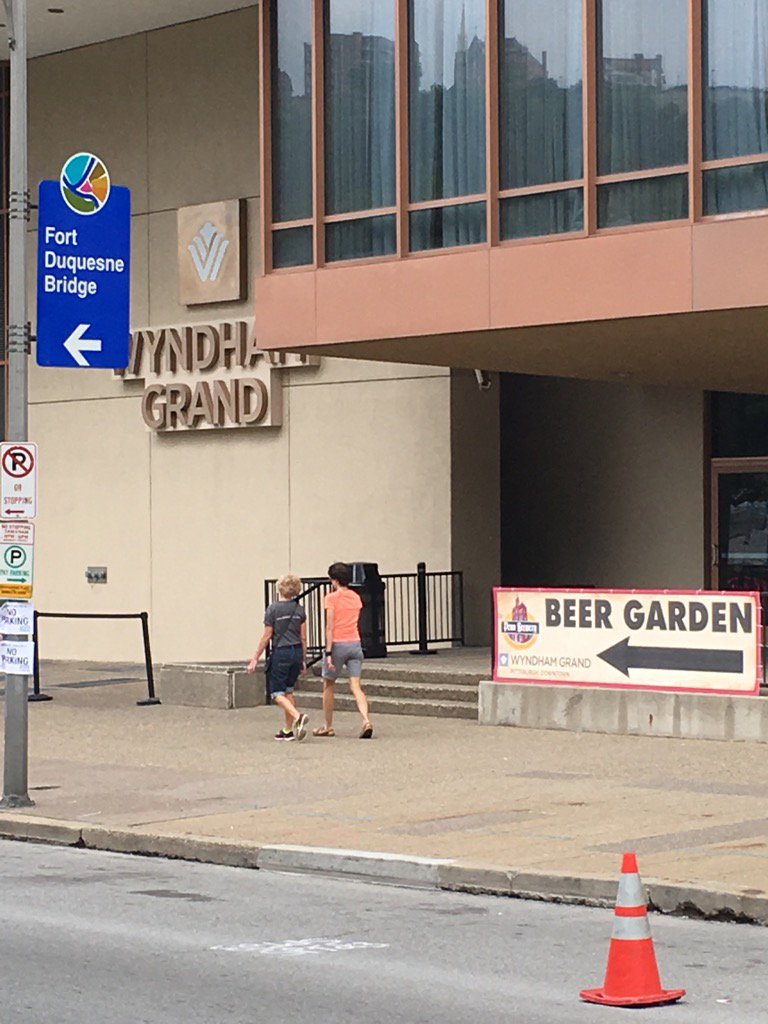 kovypittsburgh's tweet photo. Headed to Pgh Arts Fest this weekend... Stop at Penn Brewery Beer Garden at Wyndham Grand for a pint!
@PennBrewery https://t.co/yGtfuowhjG