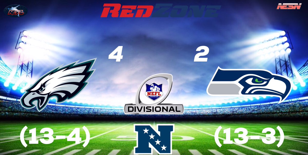 NEFLRedZone's tweet photo. The Hawks continue their quest to 3-peat vs the Eagles! 

Who you got???

RT: Phi
Fav: Sea https://t.co/OEAkD4vuEi