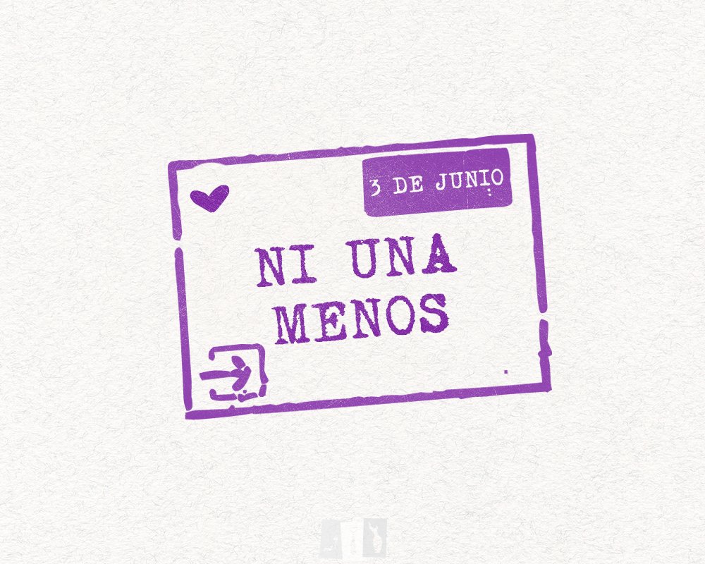 Lo firmamos, lo decretamos, los decimos, lo gritamos, lo sellamos, lo creemos, lo hacemos: #NiUnaMenos ✋ 💜