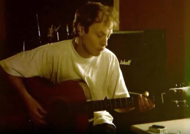GuitarWorld's tweet photo. #AngusYoung Plays AC/DC's "High Voltage" on Acoustic Guitar https://t.co/6e6xCtzPg6 @acdc #ACDC https://t.co/1yO8JyFzVu
