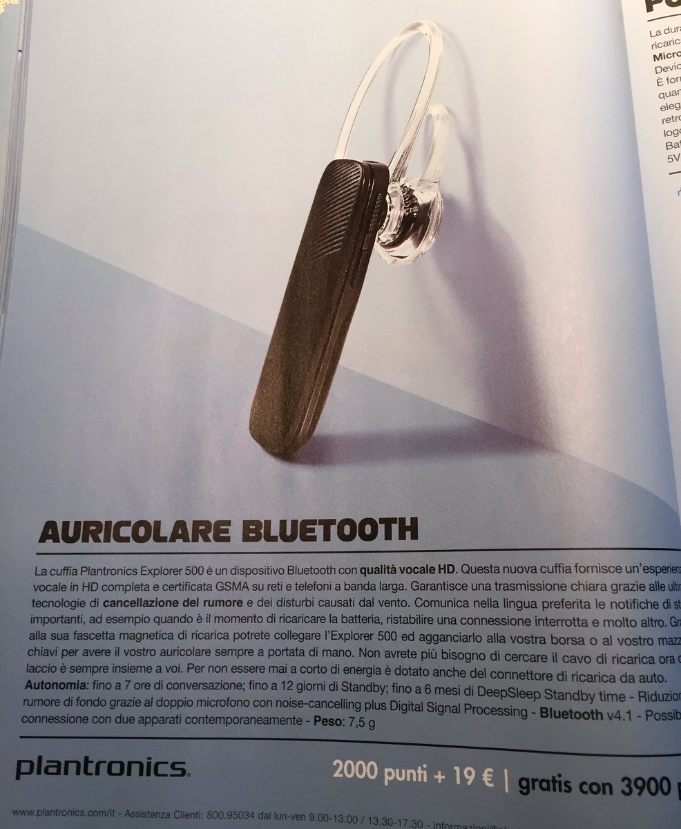 GottiGottschalk's tweet photo. Siamo sul nuovo catalogo Fidaty 💃 #esselunga #topheadset @Plantronics_IT https://t.co/pvhSEl00ZO