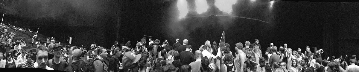 ErasedTapes's tweet photo. After his @Primavera_Sound show in front of 2400 people @museuciencies, @Lubomyr_Melnyk is selling merch from stage! https://t.co/FgruIA8bTp