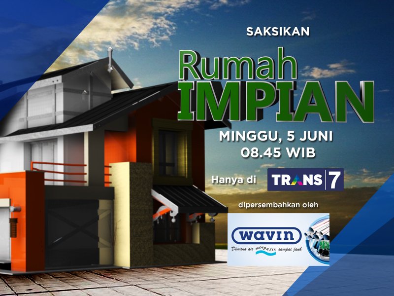 Mempercantik rumah ada byk cara, salah satunya menggunakan pipa @wavinID. Selengkapnya bsk 08.45 di <a href="/rumahimpiant7/">Rumah Impian TRANS7</a>