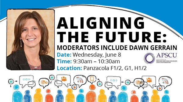 CLWorkforceDev's tweet photo. TODAY! Join us for a panel not to miss at #APSCU16 @ 9:30 AM, and stop by to visit us at booth #803! https://t.co/NUTFGStQUd