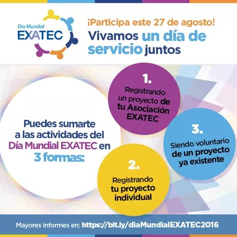 EXATECRepDom's tweet photo. Todos los Exatec alrededor del mundo ya tenemos fecha para nuestro #DíaExatec2016 https://t.co/qWnnrIPEsG