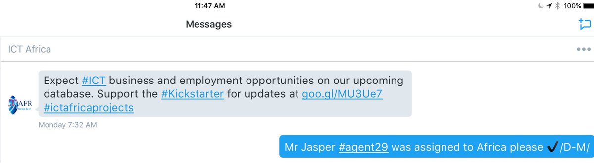 JohnOvco's tweet photo. To[@ICTAfrica1 
[ JOHN-THOMAS©UNBiASED ]
WORLDWiDE-ANNOUNCEMENT
JASPER[#Agent29
[#iSiNchargeOfAfrica
cc[#28
[#WOWOW© https://t.co/ugncFJeaG8