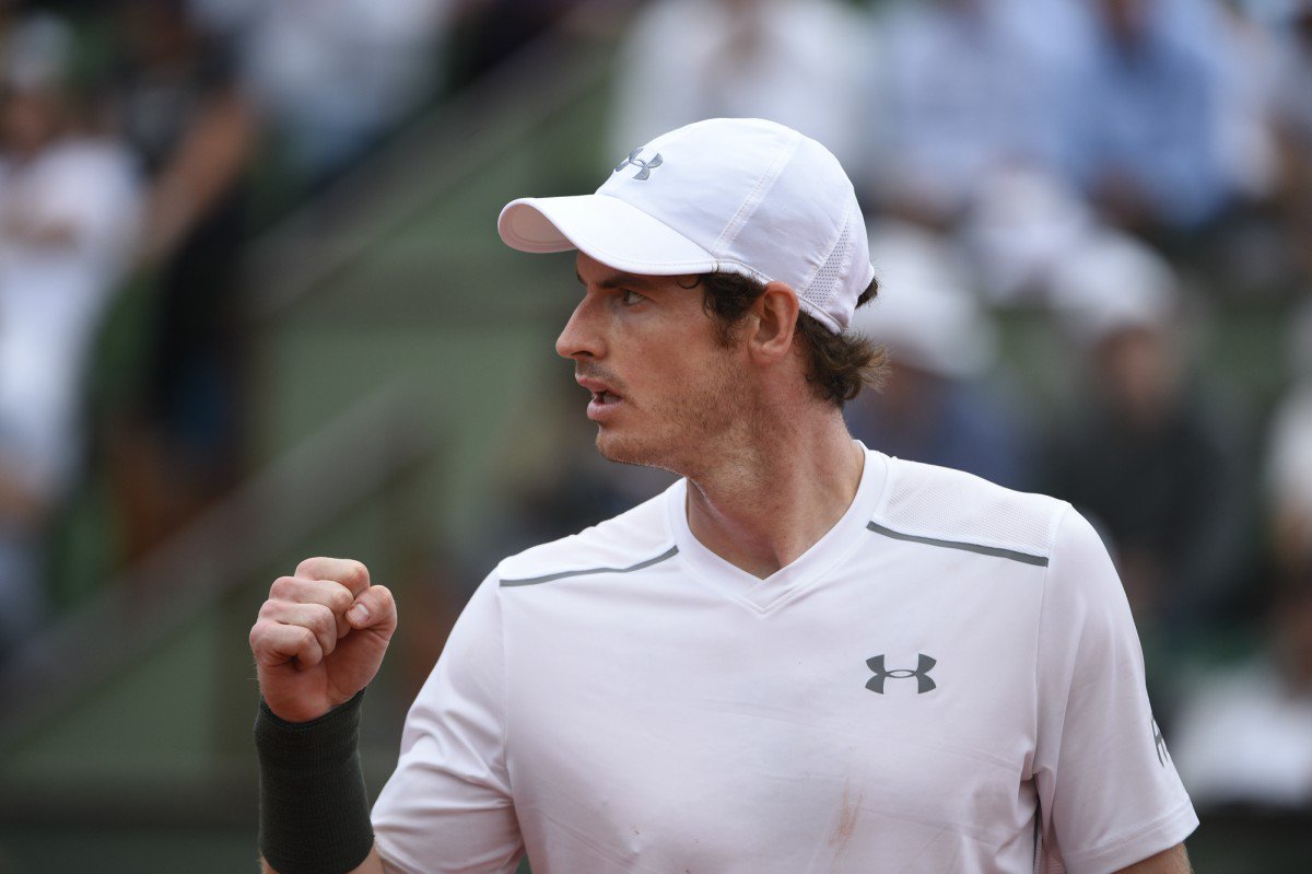 rolandgarros's tweet photo. History Maker. Murray becomes 1st British man in Open era to reach #RolandGarros final, d. Wawrinka 6-4 6-2 4-6 6-2. https://t.co/RMWtFS1x8T