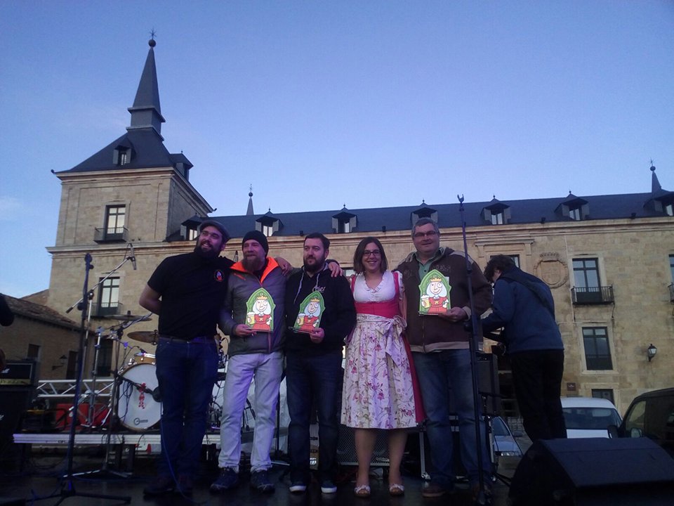 Recibimos el premio del público a la mejor cerveza de la feria de Lerma ¡muchas gracias!