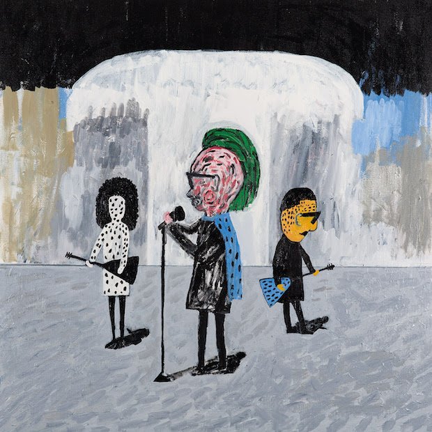 jagjaguwar's tweet photo. The outsidery artwork for Moonface and Siinai's My Best Human Face is by artist and fashion designer @DanielPalillo: https://t.co/Fk2aJp5rDT