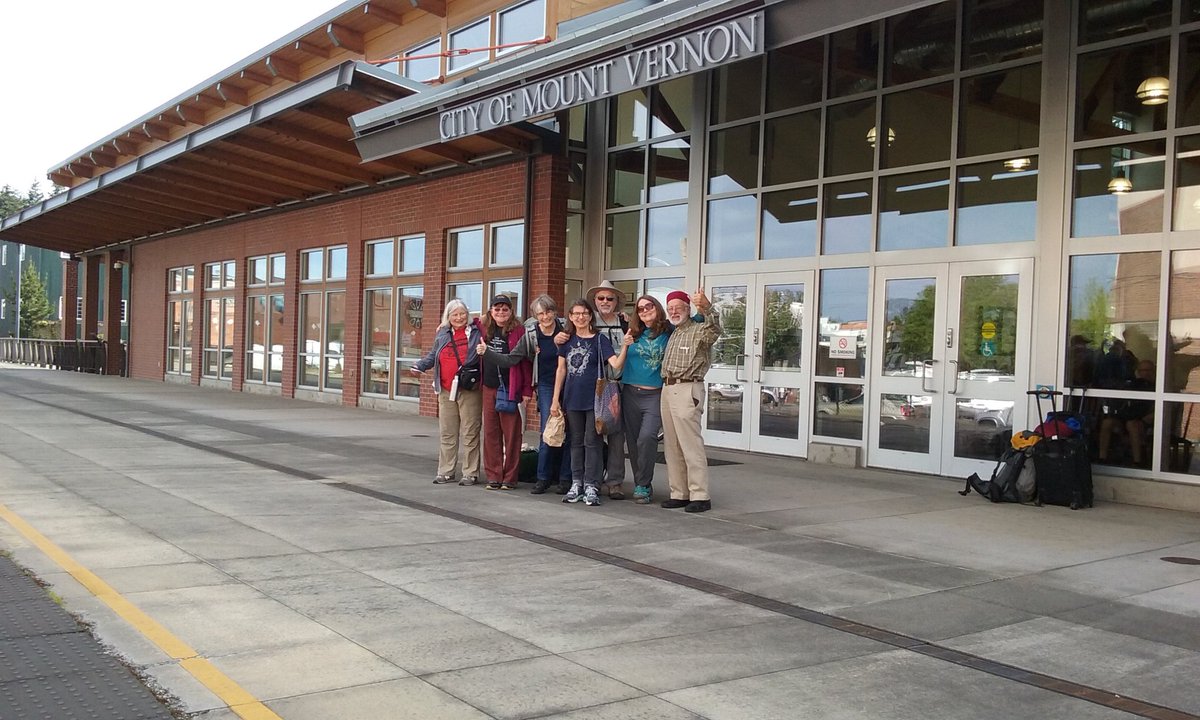 Break Free co-defendants after our first court appearance in Mt. Vernon. Mass movement takes mass transit!