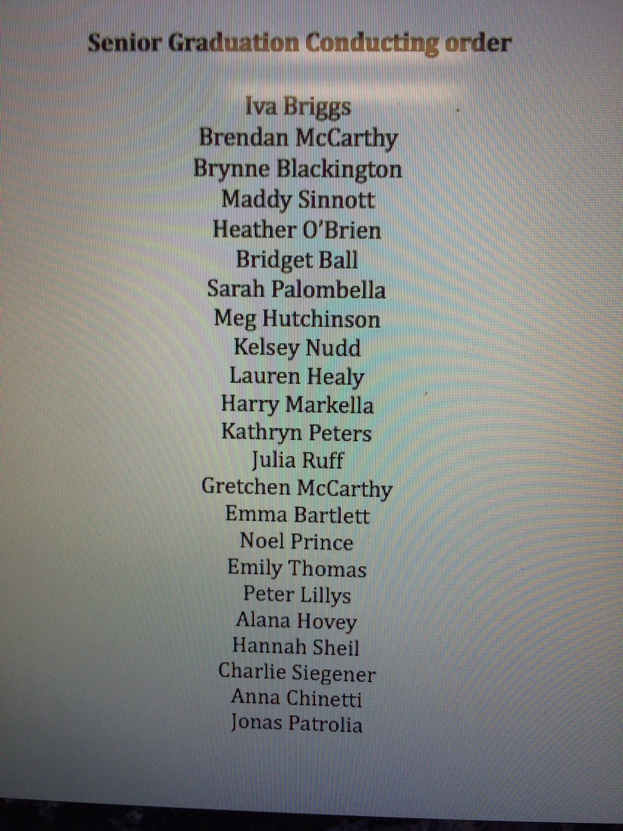 Senior graduation conducting order. #2016 #duxmusicgrads #congrats