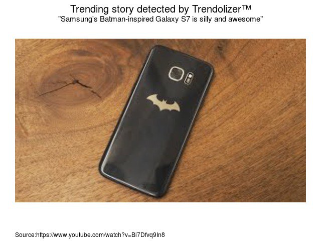 Comicolizer's tweet image. #Samsung&apos;s Batman-inspired Galaxy S7 is silly and awesome #softwaretheme #NorthAmerica... comics.trendolizer.com/2016/06/samsun…