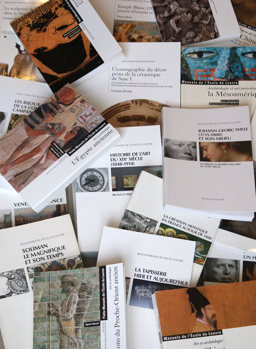 Venez découvrir les éditions de l'Ecole du Louvre au @FestivalHistArt tout au long du week-end ! #FHA16