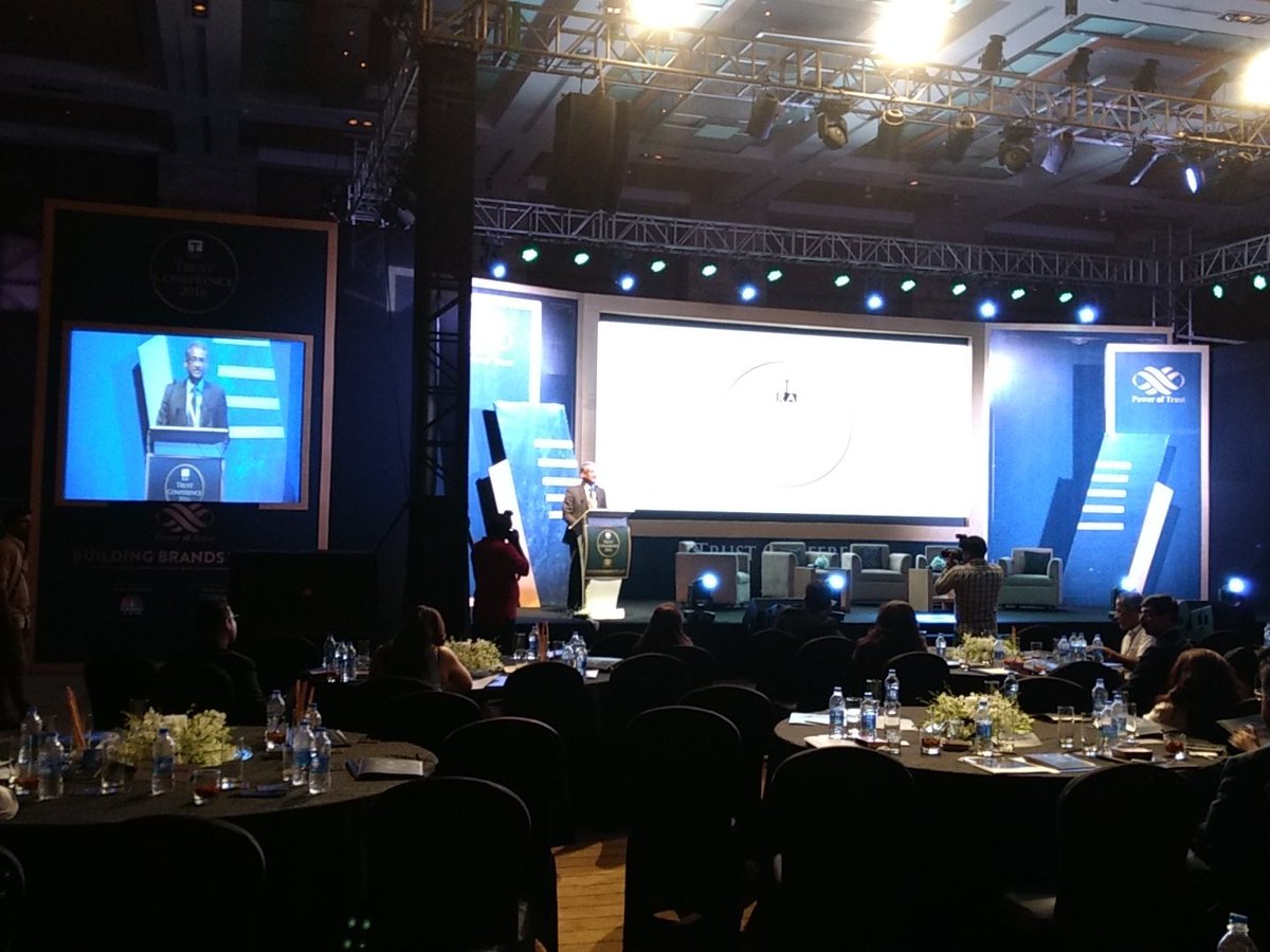 rahulmlakhpati's tweet photo. #TrustConference2016 N Chandramouli CEO Comniscient Group summarising the trust conference! https://t.co/LdPVWAsBpF