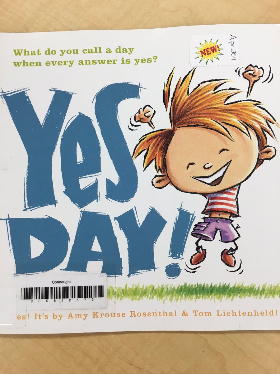 mrsperehudoff's tweet image. It&apos;s YES DAY!!  #JuneFun @ConnaughtNB