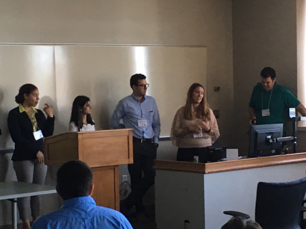 MikeKnodler's tweet photo. Great student panel at #safersim with reps from @UMassAmherst @uiowa @UniversityofW @UCF @ITEUPRM #AmazingUTCs https://t.co/lA1TeajrXY