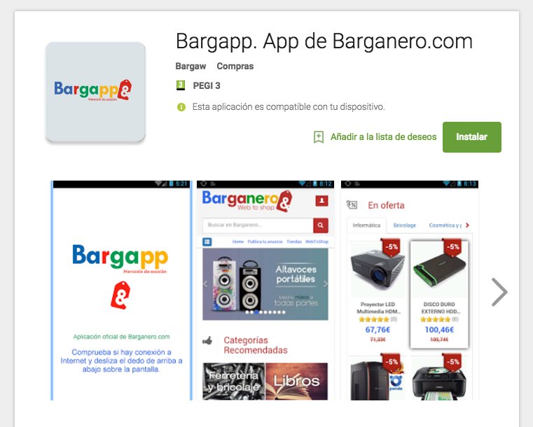 barganero's tweet photo. Ya tenemos #app para #android , #bargapp , pruébala es #gratis https://t.co/njvvFVaTSI https://t.co/dflOMfYF8i