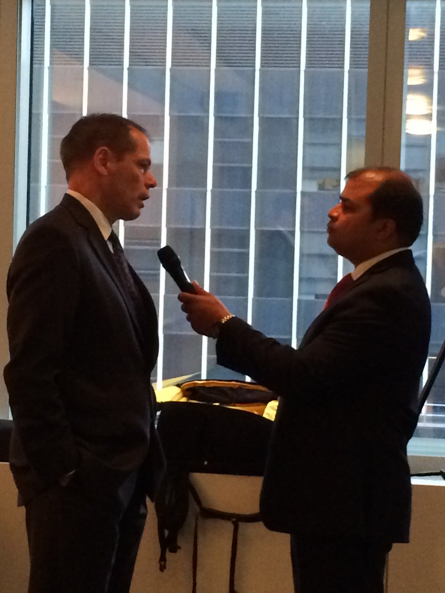 LarrySampler's tweet photo. Intrview w/@MAtifRaj of @VOANews/@URDUVOA @ #USPakBOC abt how #USAID invests in #Pakistan's human capital #Education https://t.co/lVWdcLQruK
