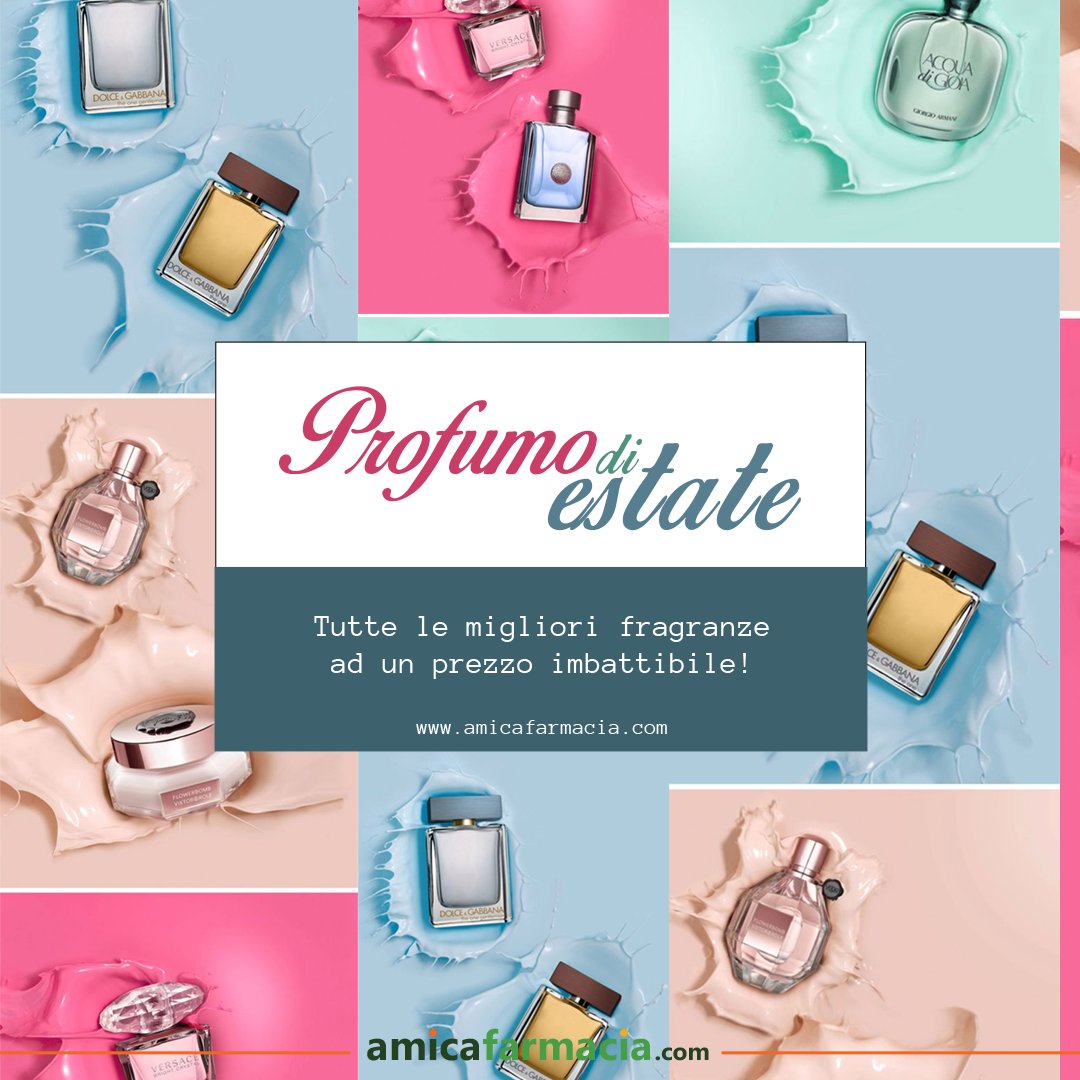 Profumi per la tua Estate su amicafarmacia.com/cosmetici/prof… #tipuoifidare #parfum #spediamofelicità #farmacia