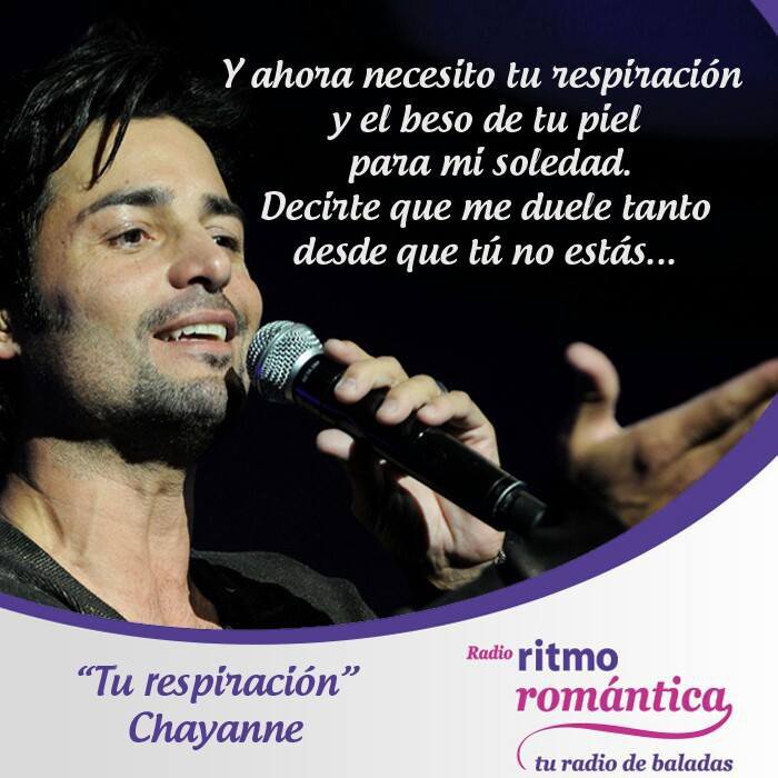 Radio RitmoRomántica on Twitter "Este Sab. y Dom. 12m CHAYANNEMUSIC