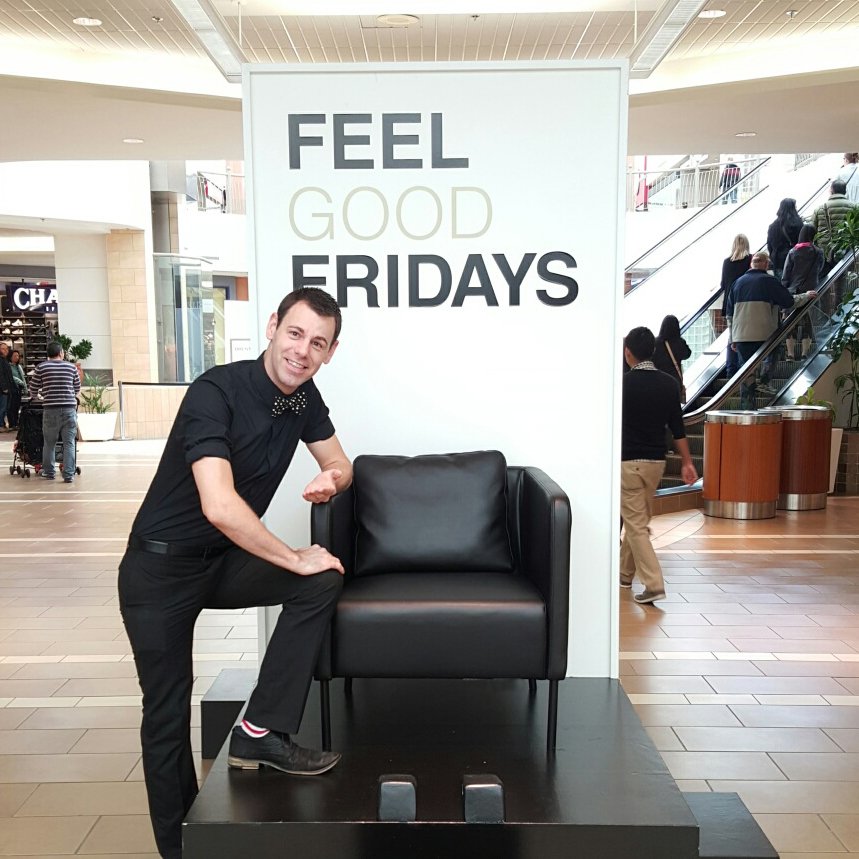 Happy #FeelGoodFriday! Got on leather shoes? Get them looking new again with our shoe shine service from 12-2pm!