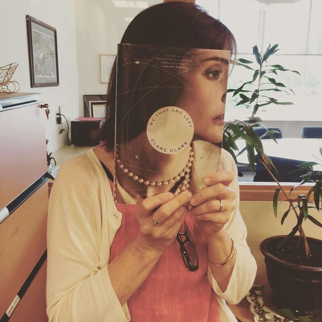 chplnj's tweet photo. TGIBF, Thank goodness it's bookface Friday! @claresclark #clareclark #wethatareleft #TGIF #bookfacefriday #librarie… https://t.co/kOeLdJVBO5