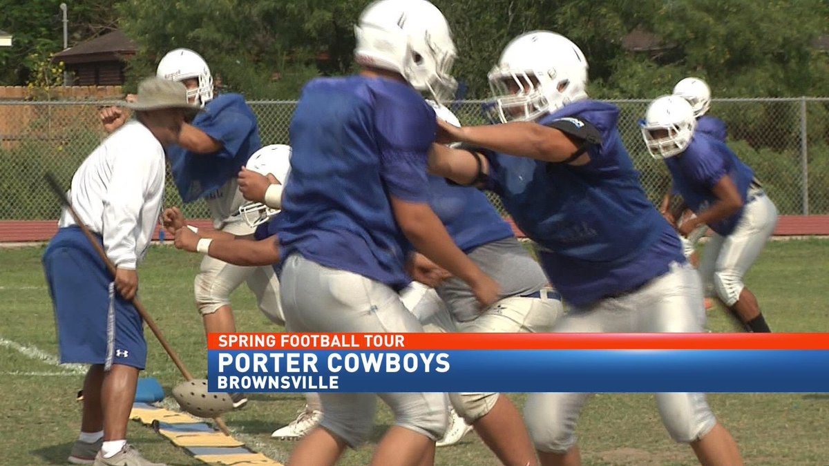 ClayWilliamsRGV's tweet photo. Porter Expectations Remain High-#CBS4 #SpringFootballTour: https://t.co/Hc6Xm1jpkV
#RGV #txhsfb https://t.co/XIiTpUlpeN