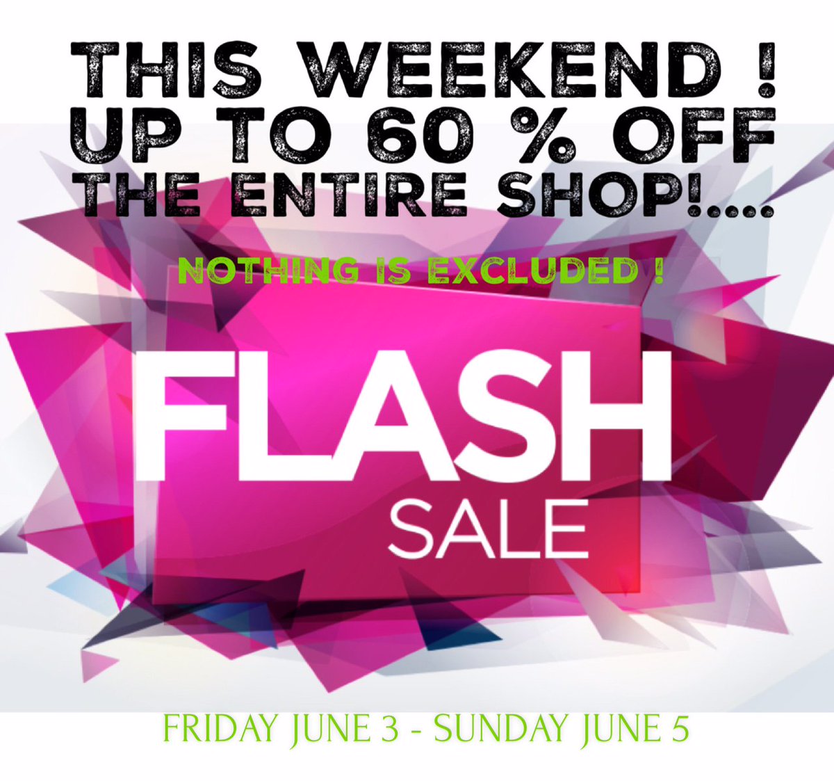 Attention all Fashionistas! FLASH SALE this weekend! <a href="/ottawa/">Ottawa</a> <a href="/bywardmarket/">ByWard Market</a> #shoplocal #ottawa