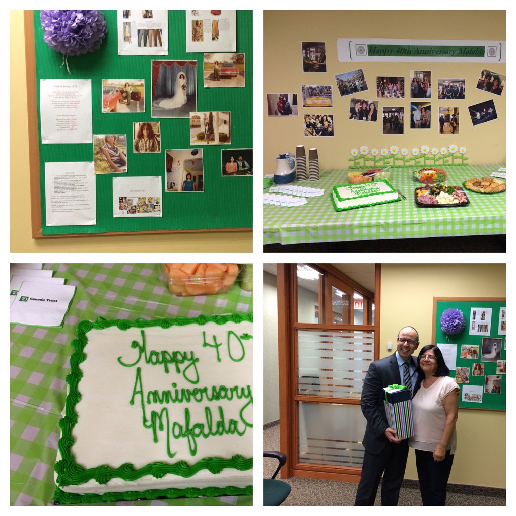 Mafalda celebrating 40 fabulous years with TD <a href="/trombetta_elena/">Elena Trombetta</a> <a href="/tomnicholas55/">Tom Nicholas</a> <a href="/JcCiardelli/">Jiuliano Ciardelli</a>