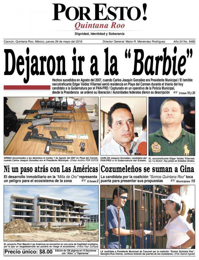 KarinGarc1's tweet photo. Es amigo de los narcos y los deja escapar #LosSecretosDeCarlosJoaquin https://t.co/GRbASGJUeB