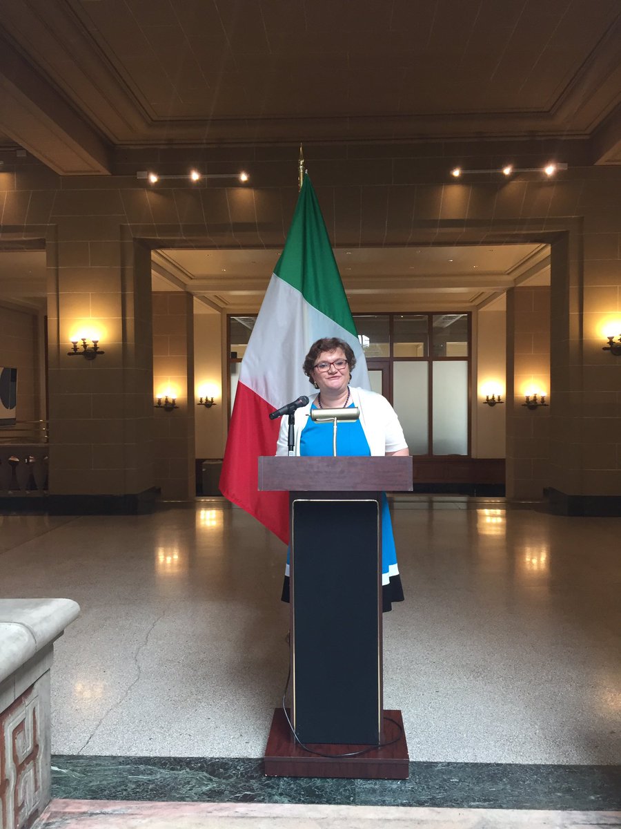ItalyinUS's tweet photo. Italian Observer to OAS #AmbArmellin @ItalyatOAS celebrating #FestadellaRepubblica #2giugno https://t.co/l38uKeAXrp