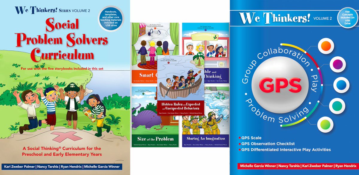 socialthinking's tweet photo. We Thinkers! Volume 2 Social Problem Solvers available now!  https://t.co/2PpQ85lRH7 #SEL #earlylearning #play https://t.co/IFZn66dJ5G