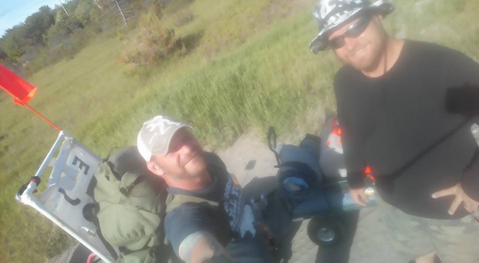 NeilHamell's tweet photo. Well Adam has joined me!! this is going to be awesome! thank you bro! #extremejourney #extremejourneychallenge https://t.co/sgw29y8Qc9