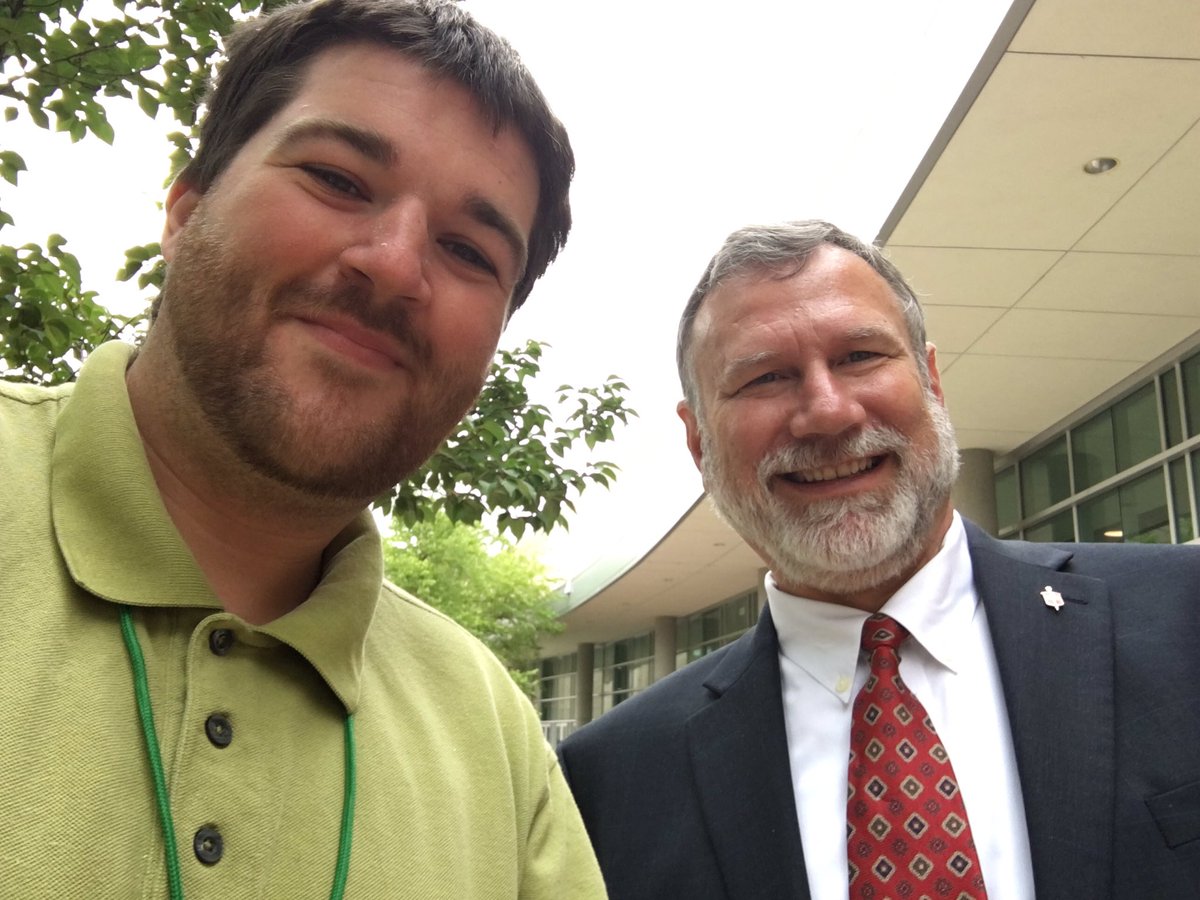 JohnHamptonUMC's tweet photo. A selfie with the Bishop (re-do).  #MOAC16 #MOACPICS https://t.co/zMenVlcqKX