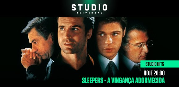 StudioUniBR's tweet photo. Quatro amigos cometeram um erro que vai mudar suas vidas! Hoje tem Robert De Niro e Brad Pitt no #StudioHits! 😉 https://t.co/3UXDrGDnQV