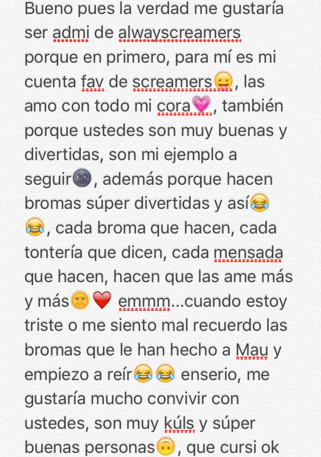 swextnicole's tweet image. Tarde pero seguro🌞💗. Aquí está mi solicitud de trabajo🤘🏻. Falta más chequen abajo👇🏻@alwayscreamers #AlwaysAdmin