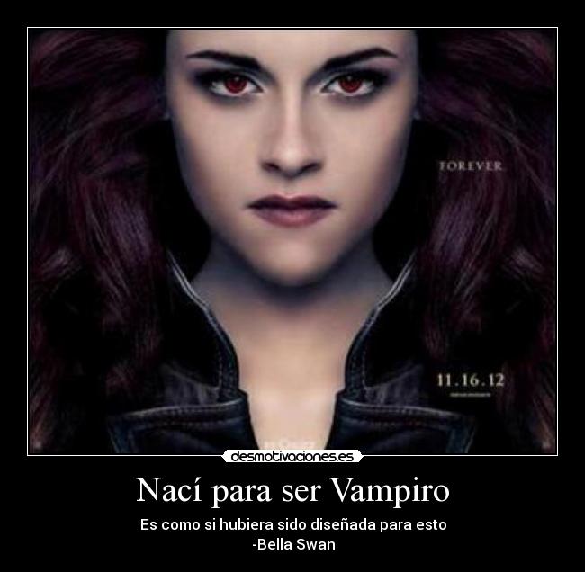 Elegante Bienes referir Twitter \ ForeverSagaCrepúculo على تويتر: "Nací Para Ser Vampiro. Bella  Swan. :-* #RosCullen https://t.co/o2fbrKluZ0"