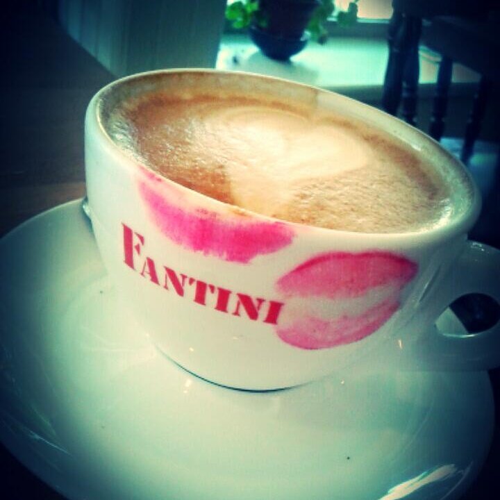 Enjoying ...loving Fantini coffee at Beaufort coffee place....wonderful