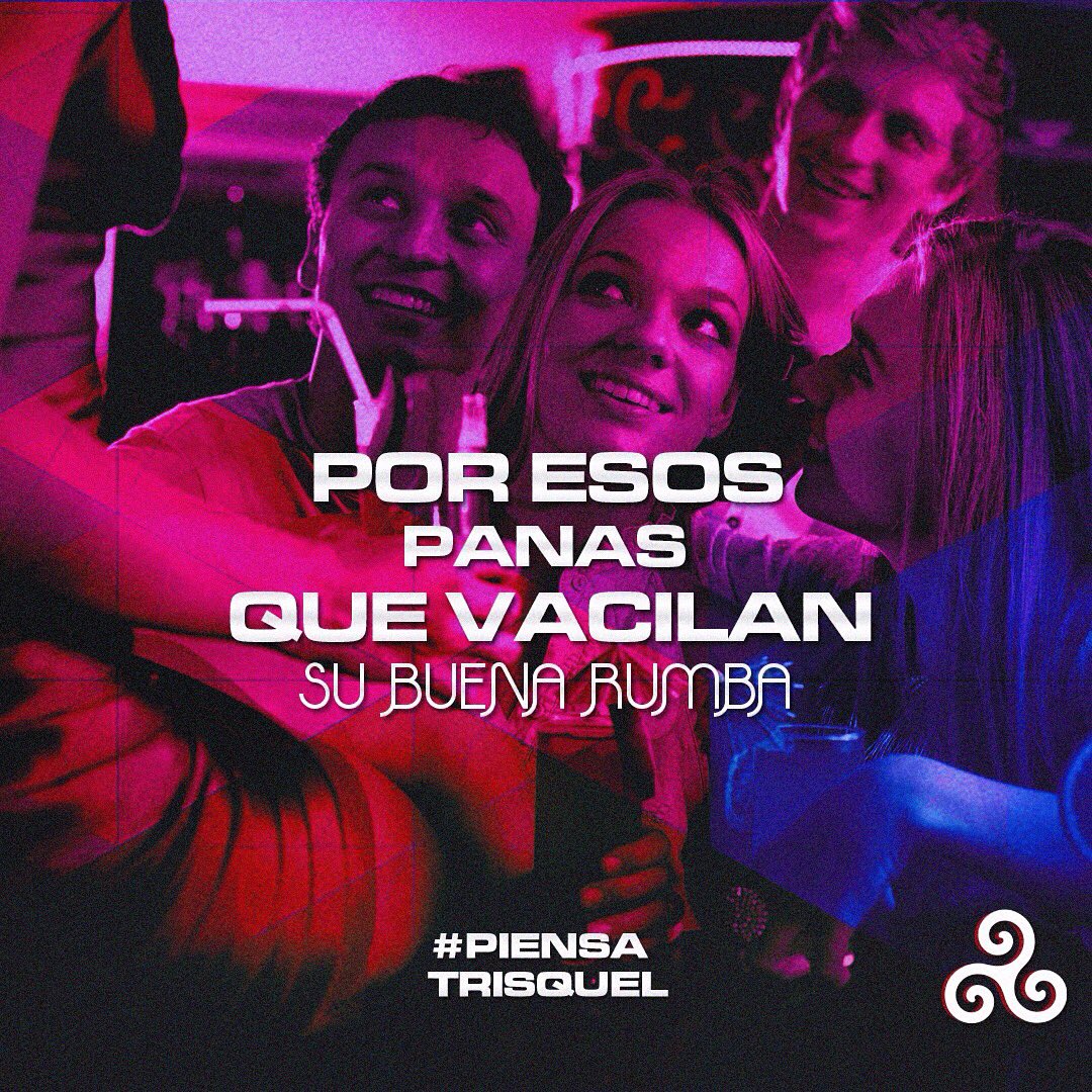 trisquelsc's tweet photo. Hoy vamos a vacilarnos el #Viernes de rumba con los panas 🎉 https://t.co/qbgfWpKnGh