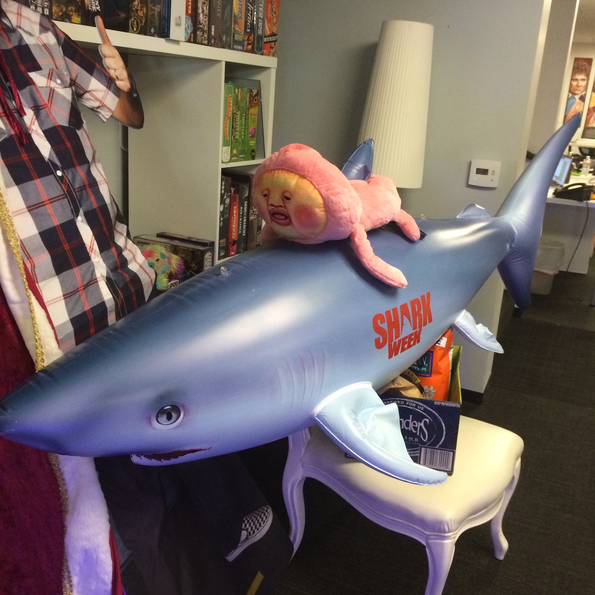 GeekandSundry's tweet photo. You can basically put anything you want through the hole where the tissues are supposed to go https://t.co/pCICusDiaR