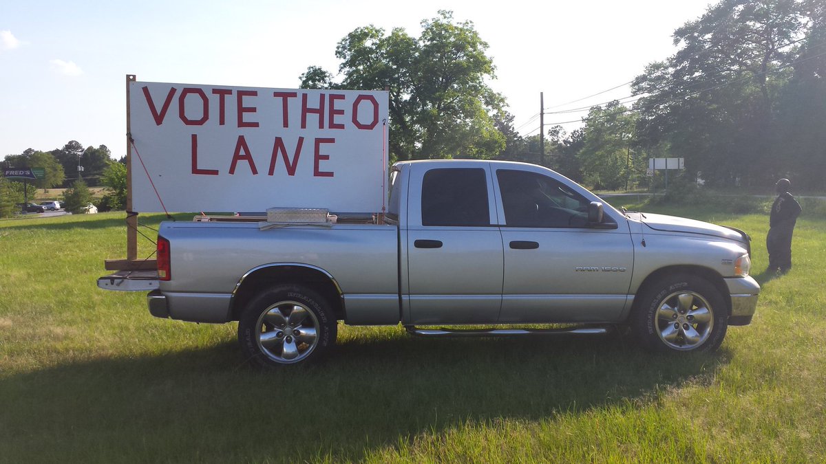 Jed Clampett moved to Greenwood, District 7, and he's voting for Theo !  Get iit to vote... #IKnowTheo