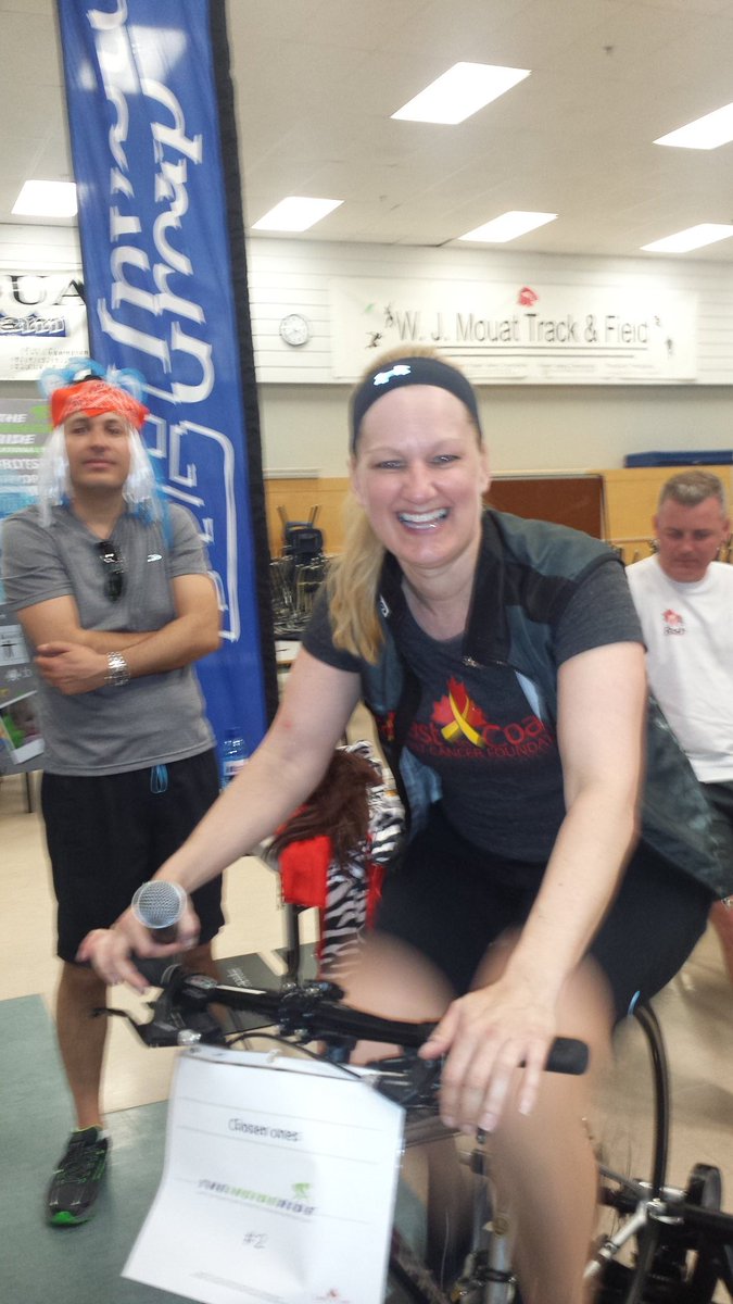 FIRST Inside Ride <a href="/WJMouat/">W.J. Mouat Secondary</a>. Thanks <a href="/Investors_Group/">Young Investors Group Inc</a> Abbotsford and Jamie Vermeeren for your support kids with cancer