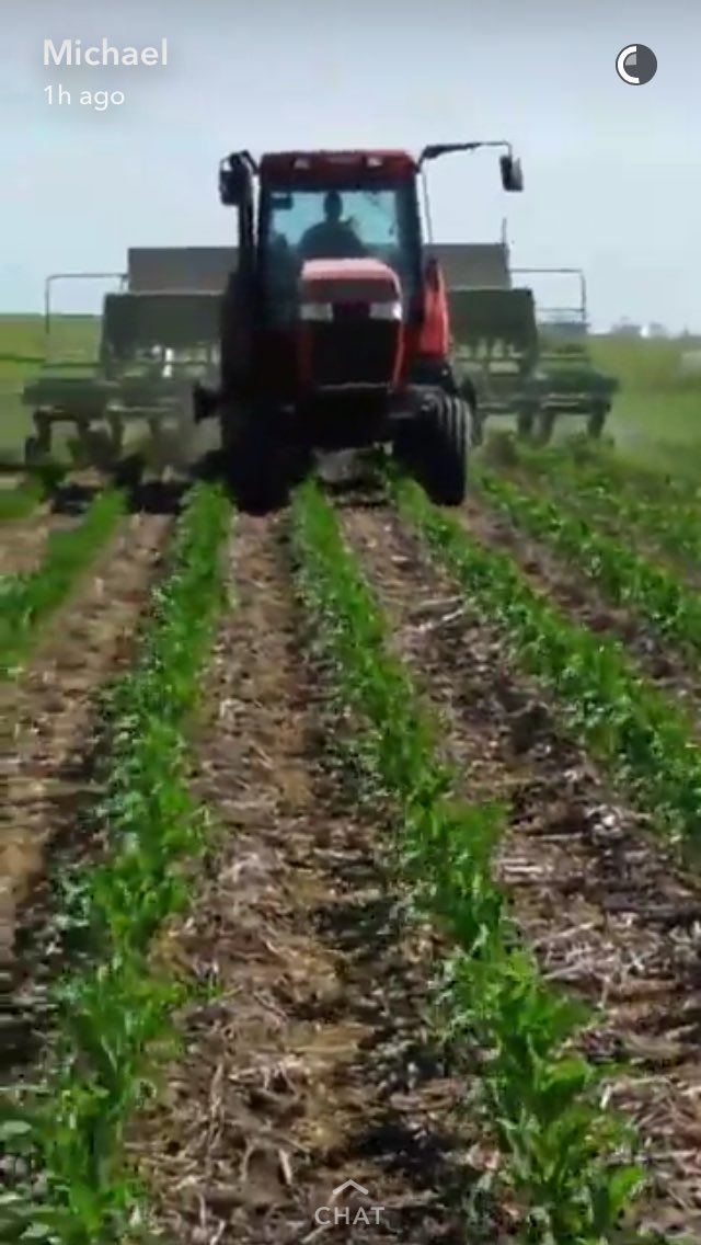 DV959's tweet image. #interseeding #covercrop for the first time today #farm365 #plant16