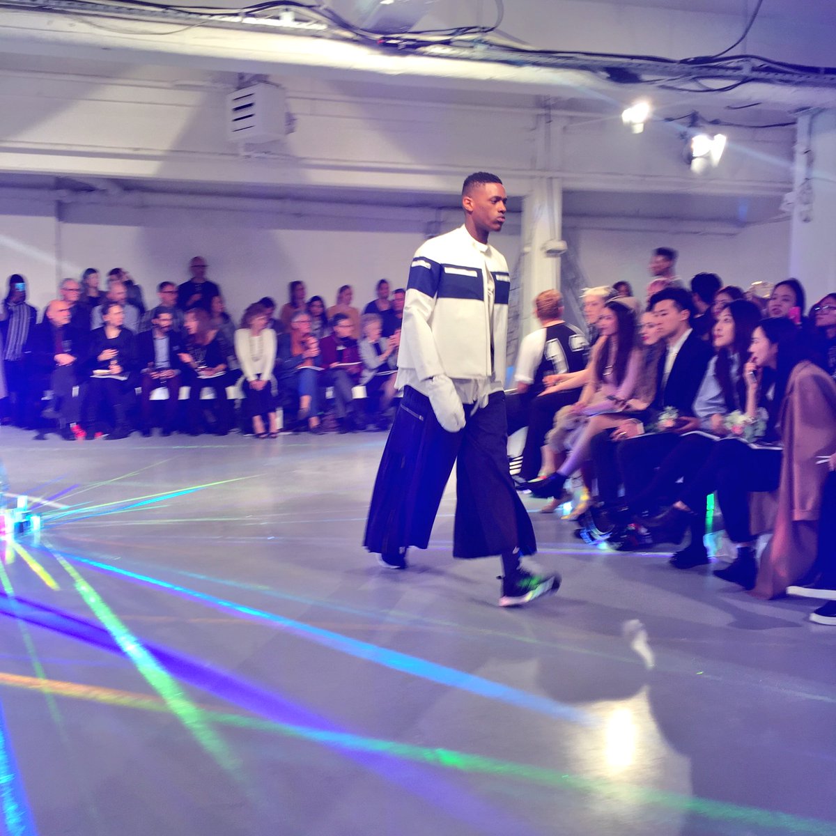 Checking out the graduate collections from the students at <a href="/MiddlesexUni/">Middlesex University</a> at their press show this evening