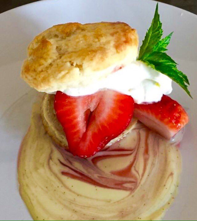 Sunny Strawberry Shortcake with Chantilly Cream #dallascatering #cateringdallas #dallasevents #dallasweddings
