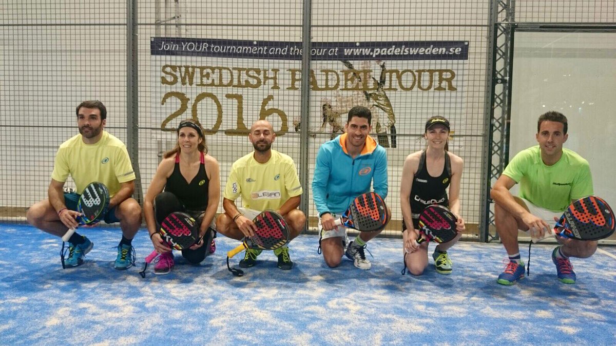 #PadelInternacional Gran tarde de pádel en tierras suecas!! #UppsalaPadelCenter 🎾💪
