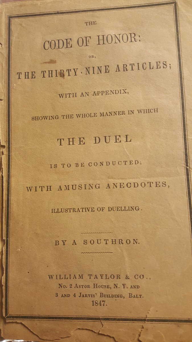 librarycongress's tweet photo. So you've been challenged to a duel. What next? Our Law Library has the answers: https://t.co/eFow8aqVRq https://t.co/mq6j5yrqQw