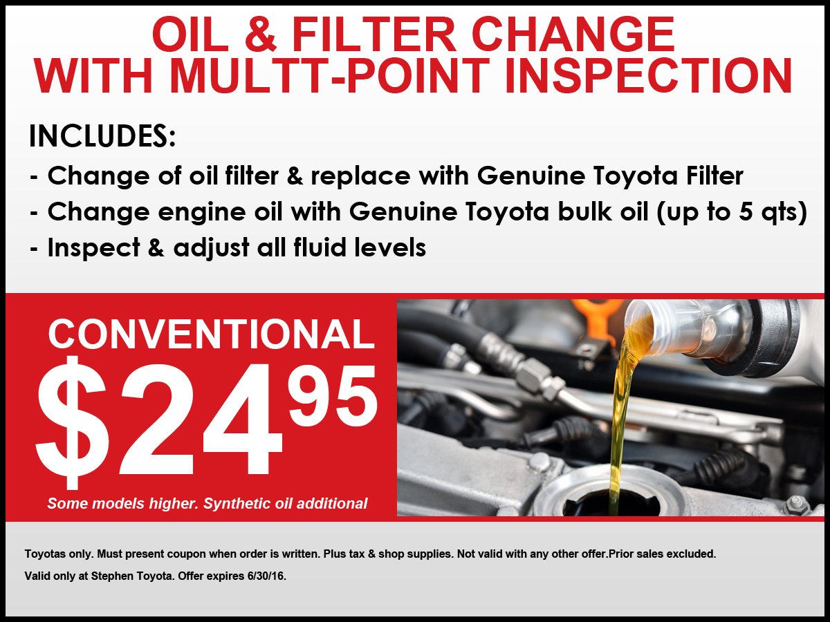 StephenScion's tweet image. In need of an oil change for your Toyota? Schedule an appointment online today! ow.ly/d3L2300TQXD #Toyota #ct